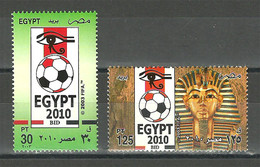 Egypt - 2003 - ( Egypt’s Bid For Hosting 2010 World Cup Soccer Championships ) - Set Of 2 - MNH (**) - 2010 – South Africa