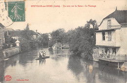 CPA 10 NEUVILLE SUR SEINE UN COIN SUR LA SEINE LE VANNAGE - Other & Unclassified