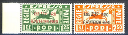 Egeo 1943 Occupazione Tedesca Espressi Sass. N. 2E3 - E4 ** OG MNH, Freschi, Perfetti Firme A. Diena, Biondi Cat. € 1000 - Other & Unclassified