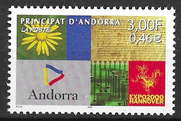 Andorre Français N° 536 - Unused Stamps