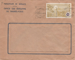MONACO SEUL SUR LETTRE POUR LA FRANCE 1970 - Cartas & Documentos