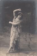 Artistes -  Paula Monti - Théâtre Opéra "La Straga" - Dédicace -  Oblitération Rio De Janeiro 1906 - Artisti