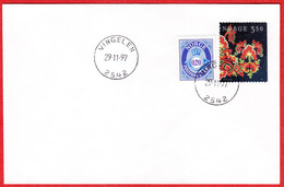 NORWAY - 2542 VINGELEN (Hedmark County = Innlandet From Jan.1 2020) Last Day - Postoffice Closed On 1997.11.29 - Local Post Stamps