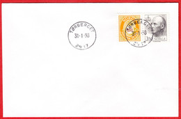 NORWAY - 2417 TØRBERGET (Hedmark County = Innlandet From Jan.1 2020) Last Day - Postoffice Closed On 1998.01.31 - Local Post Stamps