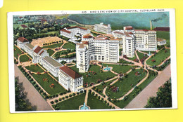 ÉTATS-UNIS . UNITED STATES . BIRD'S EYE VIEW OF CITY HOSPITAL . CLEVELAND . OHIO - Réf. N°31683 - - Cleveland