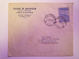 2021 - 2082  Enveloppe Au Départ De MALDEGEM à Destination De TOULOUSE  1950   XXX - Other & Unclassified