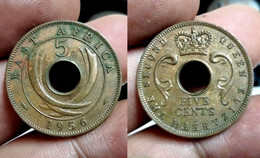 EAST AFRICA 5 CENTS 1956 Km#37 (CX#01-938) - Colonia Británica