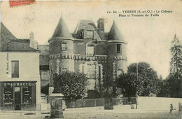 Yerres * Le Château Et La Place * Fontaine Du Taillis * Pharmacie - Yerres