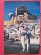 Visuel Très Peu Courant - Canada - Carnaval De Québec - Bonhomme Et Le Château Frontenac - Joli Timbre - R/verso - Québec - Château Frontenac