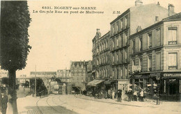 Nogent Sur Marne * La Grande Rue Au Pont De Mulhouse * Coiffeur SEIGNAN * Chapellerie - Nogent Sur Marne