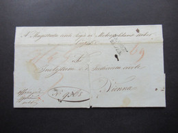 Vorphila Österreich / Tschechien / Böhmen 1846 Stempel L2 Lemberg Nach Vienna / Wien Faltbrief Mit Inhalt - ...-1850 Voorfilatelie