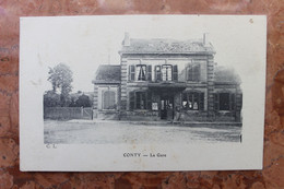 CONTY (80) - LA GARE - Conty