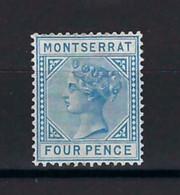 ⭐ Montserrat - YT N° 4 * - Neuf Avec Charnière - 1880 ⭐ - Montserrat
