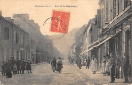 CPA 12 CAPDENAC GARE RUE DE LA REPUBLIQUE - Andere & Zonder Classificatie