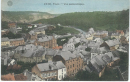 2310. THUIN : Vue Panoramique - RARE COLORISEE - Cachet De La Poste 1910 - Thuin