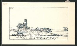 Exlibris Anci Zabranska, Landschaft - Ex-Libris