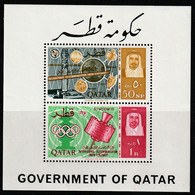QATAR - BLOC N°2 ** (1965) ESPACE - U.I.T - - Qatar