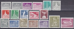 Berlin 1956 - Mi.Nr. 140 - 154 + 187 + 231 - Postfrisch MNH - Nuevos
