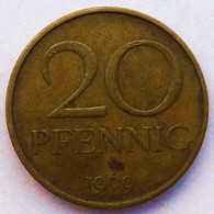 Germany (DDR) 1969 - 20 Pfening [KM# 11] - 20 Pfennig