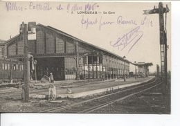 REF1381/ France CP Longeau La Gare Animée Période Guerre 14-18 - Longueau