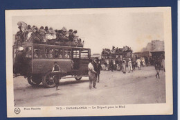 CPA Maroc Casablanca Autobus Non Circulé - Casablanca