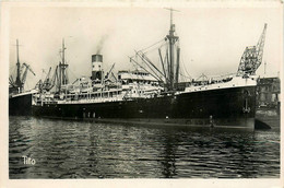 CAP ST JACQUES * Carte Photo * Bateau Cargo Paquebot Commerce Marine Marchande ? Compagnie Chargeurs Réunis CR - Cargos