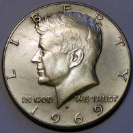 USA 1969-D - Half Dollar [KM# 202a] - 1964-…: Kennedy