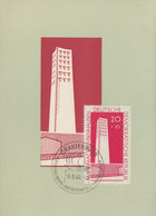 DDR - Mi.783 Karte Nationale Mahn- Und Gedenkstätte Sachsenhausen - Erstag 8.9.1960 - 1e Jour – FDC (feuillets)