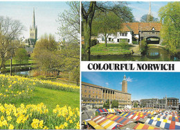 SCENES FROM AROUND NORWICH, NORFOLK, ENGLAND. UNUSED POSTCARD  Ph3 - Norwich