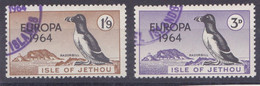 Jethou 1964 Europa Rosen Birds J19-J20 Used - 1964