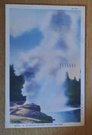 16065 Riverside Geyser, Height 100 Feet  1/2 Circulé - Yellowstone