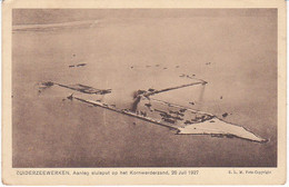 Kornwerderzand Aanlegsluisput 1927 Luchtfoto RS222 - Den Oever (& Afsluitdijk)