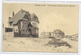 - 1352 -    KNOCKE SUR MER   Villa  Louise Et Manon De M. Marcotty - Knokke