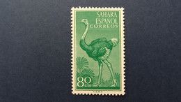 1957 SAHARA ESPAGNOL MNH D45 - Straussen- Und Laufvögel