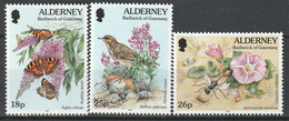 ALDERNEY : Aurigny - N°100/2 ** (1997) Faune Et Flore - Alderney