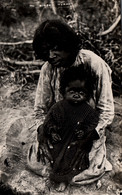 Ethnologie (Singapour, Singapore) Bingai Woman - Femme Et Son Enfant - Carte-photo Gevaert Non Circulée - Asie