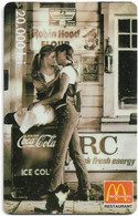 Romania - ROM Telesat, Coca Cola & Couple (FAKE) Exp. 31.12.1998, 20.000L - Roumanie