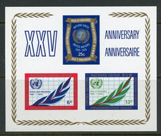 United Nations MNH 1970 Souvenir Sheet - Ungebraucht