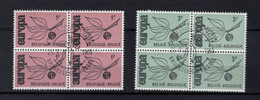 ZIBELINE BELGIQUE BELGIE EUROPA CEPT 1965 TIMBRES  OBLITERES BLOCS DE 4 - Collections