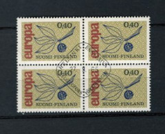 ZIBELINE FINLANDE FINLAND EUROPA CEPT  TIMBRES  OBLITERES BLOCS DE 4 - Collections