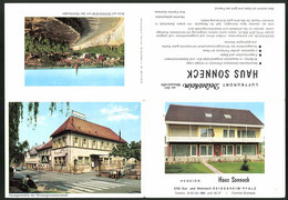 Klapp-AK Deidesheim / Pfalz, Pension Haus Sonneck, Hausgaststätte Der Winzergenossenschaft - Deidesheim