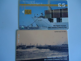 CYPRUS USED  CARDS  PORT SHIPS - Boats