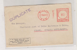 AUSTRALIA,1941 SYDNEY Nice Cover To PENANG MALAYA - Storia Postale