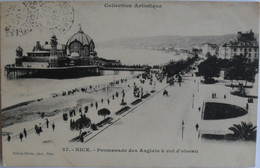 Cartes Postales La Plage La Promenade Des Anglais A Vol D'oiseau N° 27 - Musea