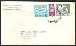 BASUTOLAND Letter 1965 With Yvert 47 And 97 To Eindhoven/NL - 1965-1966 Autonomia Interna