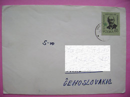 Poland WROCLAW 1960s - Czechoslovakia -  Stamp Zamenhof 60 Gr. - Esperanto