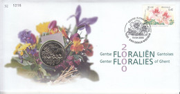 Belgique - Numislettre De 2000 - Oblit Sint Denijs Westrem - Floralies Gantoises - Prix De Vente Poste = 12,75 €  ! - Numisletters