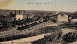 [78] Yvelines > Beynes La Gare Les Voies  Le Train Chemin De Fer - Beynes