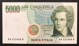 5000 Lire Vincenzo Bellini A 1985  LOTTO 3394 - 5000 Lire