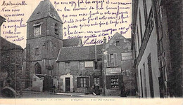 78 Yvelines Beynes église Place Animée Pub Chocolat Menier Et Guérin Boutron Commerce Env à Guillans Créteil 1904 - Beynes